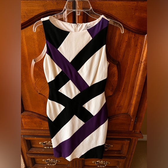 Cache Dresses & Skirts - NWOT Cache Diagonally Patterned Dress